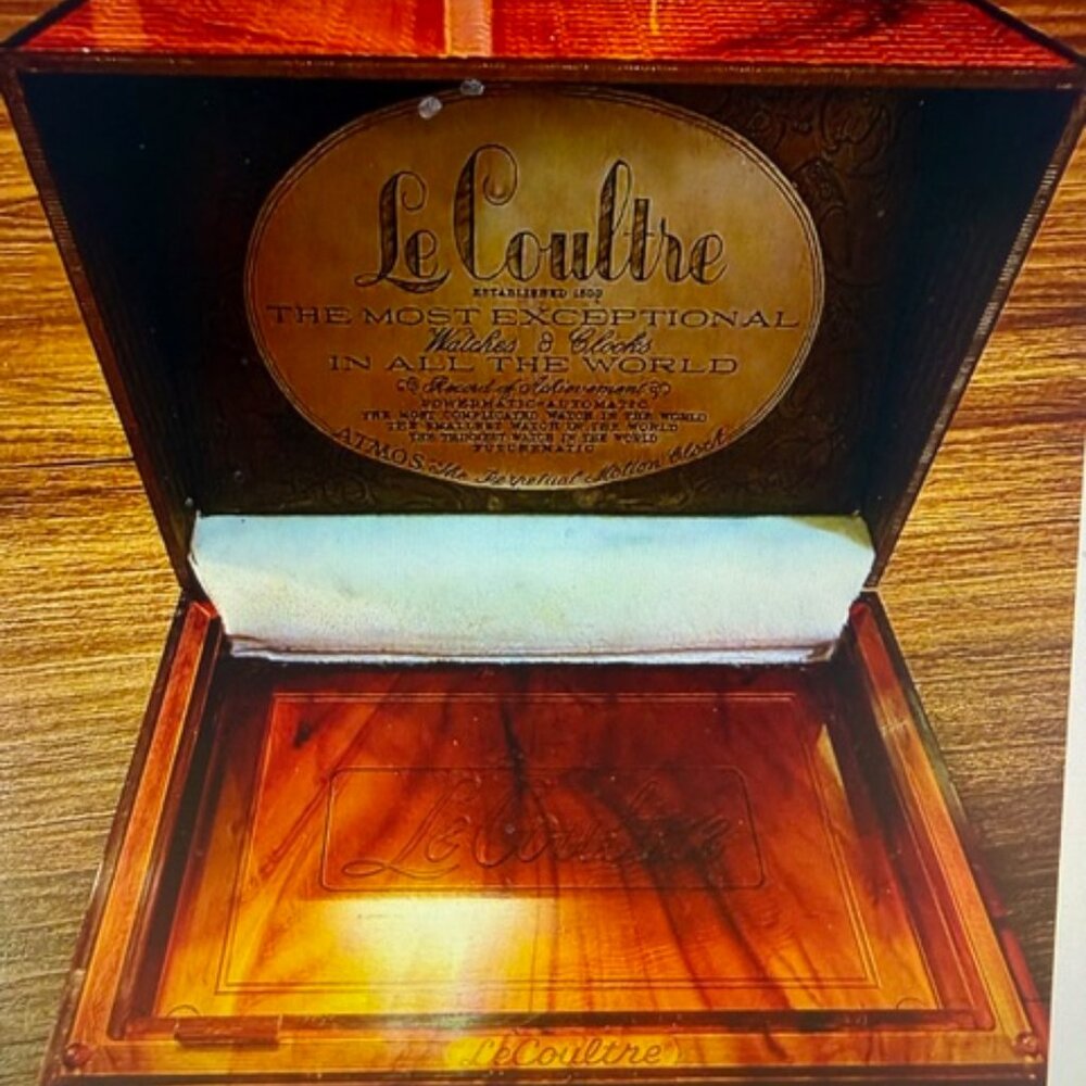 LeCoultre Pocket Watch/Watch  Storage Box - Vintage & Rare-JLC Watch Box Only